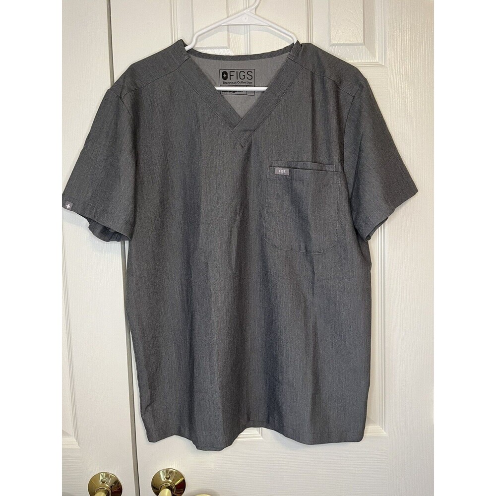 Figs Technical Collection Men's 3-Pocket Scrub Top Size Medium